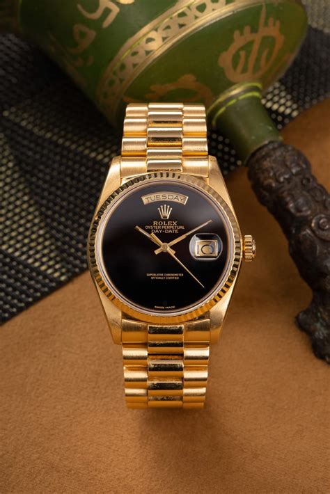 onyx rolex day date|Rolex Day-Date white face.